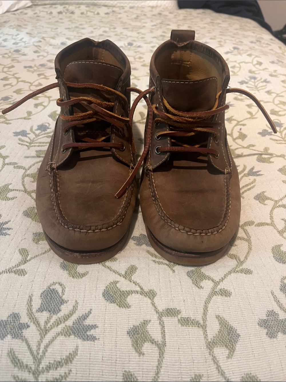 L.L. Bean Brown Leather Chukka Boots